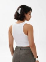 ASTER CREW NECK WHITE - Image 2