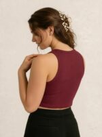 ASTER CREW NECK MAROON - Image 4