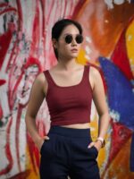 BERLIN SCOOP NECK MAROON