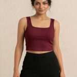 BERLIN SCOOP NECK MAROON