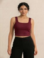 BERLIN SCOOP NECK MAROON