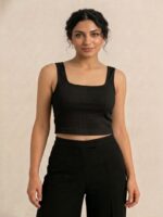 BERLIN SCOOP NECK BLACK