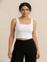 BERLIN SCOOP NECK WHITE