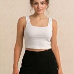 BERLIN SCOOP NECK WHITE