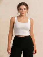BERLIN SCOOP NECK WHITE