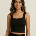 BERLIN SCOOP NECK BLACK