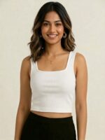 BERLIN SCOOP NECK WHITE