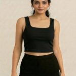 BERLIN SCOOP NECK BLACK
