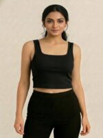 BERLIN SCOOP NECK BLACK