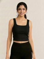 BERLIN SCOOP NECK BLACK