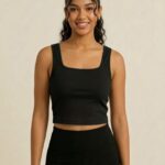 BERLIN SCOOP NECK BLACK