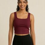 BERLIN SCOOP NECK MAROON