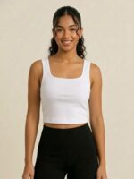 BERLIN SCOOP NECK WHITE