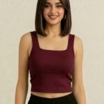 BERLIN SCOOP NECK MAROON
