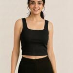 BERLIN SCOOP NECK BLACK