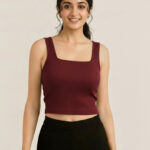 BERLIN SCOOP NECK MAROON