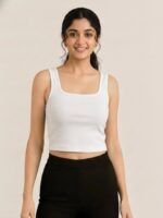 BERLIN SCOOP NECK WHITE