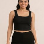 BERLIN SCOOP NECK BLACK