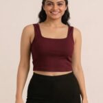 BERLIN SCOOP NECK MAROON