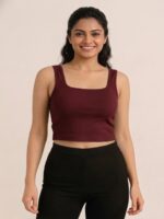 BERLIN SCOOP NECK MAROON