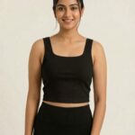 BERLIN SCOOP NECK BLACK