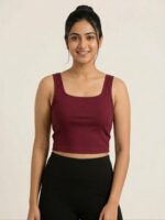 BERLIN SCOOP NECK MAROON