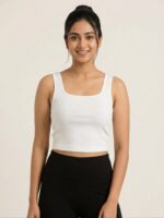 BERLIN SCOOP NECK WHITE