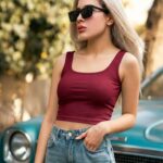 BERLIN SCOOP NECK MAROON