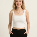 BERLIN SCOOP NECK WHITE