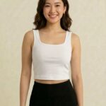 BERLIN SCOOP NECK WHITE