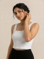 BERLIN SCOOP NECK WHITE - Image 4
