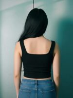 BERLIN SCOOP NECK BLACK - Image 3
