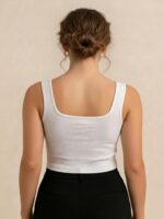BERLIN SCOOP NECK WHITE - Image 3