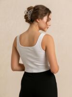 BERLIN SCOOP NECK WHITE - Image 4