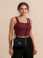 BERLIN SCOOP NECK MAROON - Image 4