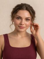 BERLIN SCOOP NECK MAROON - Image 6