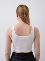 BERLIN SCOOP NECK WHITE - Image 3