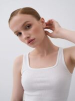BERLIN SCOOP NECK WHITE - Image 5