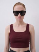 BERLIN SCOOP NECK MAROON - Image 5