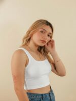 BERLIN SCOOP NECK WHITE - Image 2