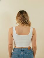 BERLIN SCOOP NECK WHITE - Image 3