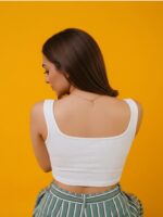 BERLIN SCOOP NECK WHITE - Image 3