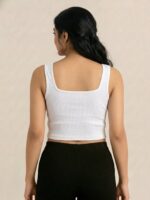 BERLIN SCOOP NECK WHITE - Image 3