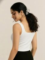 BERLIN SCOOP NECK WHITE - Image 2