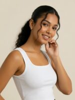 BERLIN SCOOP NECK WHITE - Image 5
