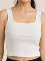 BERLIN SCOOP NECK WHITE - Image 5