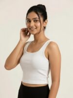 BERLIN SCOOP NECK WHITE - Image 3