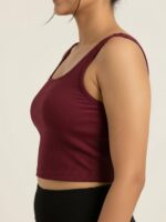 BERLIN SCOOP NECK MAROON - Image 4