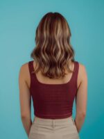 BERLIN SCOOP NECK MAROON - Image 3