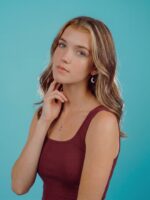 BERLIN SCOOP NECK MAROON - Image 5